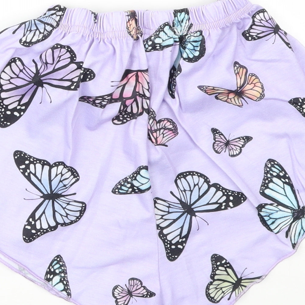 ROMWE Girls Multicoloured Animal Print  Cut-Off Shorts Size S