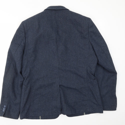 Racing Green Mens Blue   Jacket Blazer Size 42