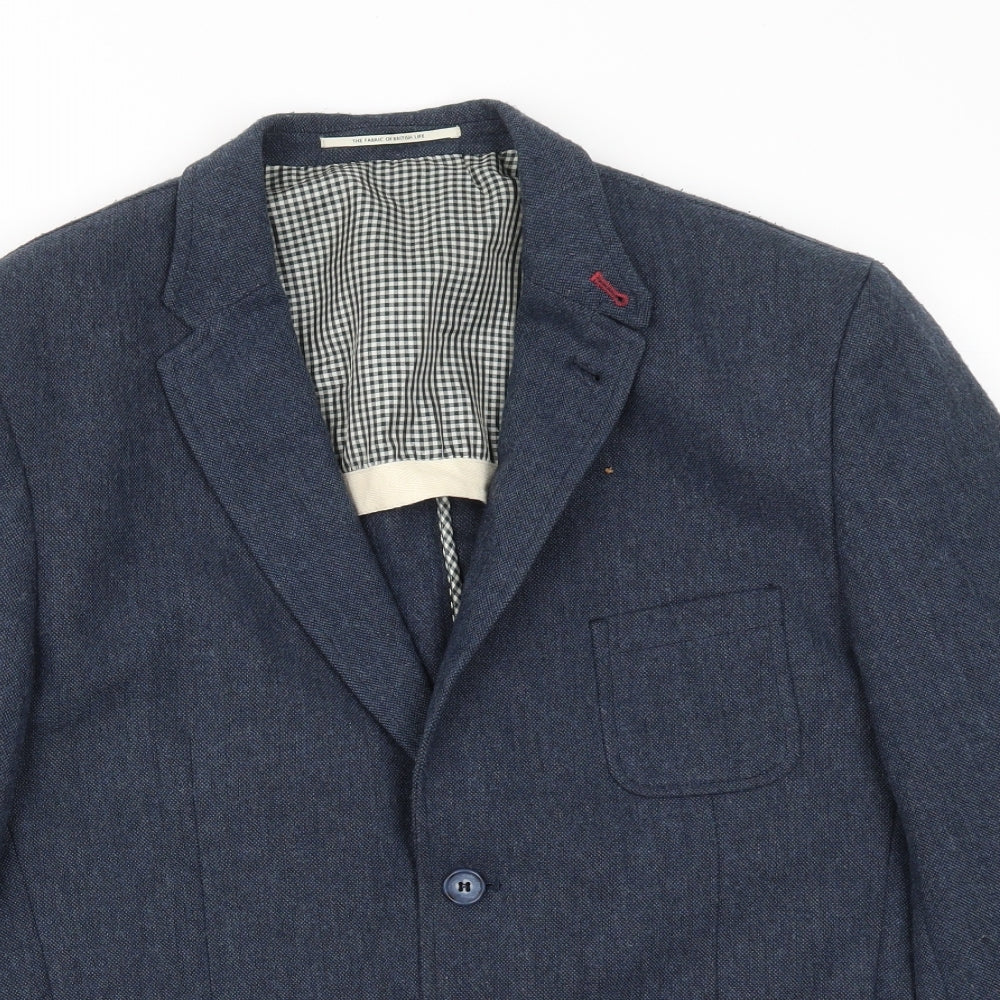 Racing Green Mens Blue   Jacket Blazer Size 42