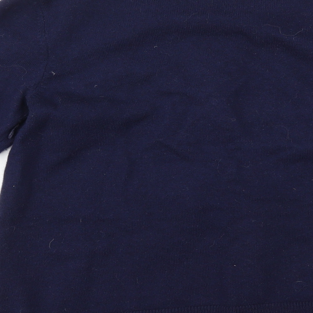 Pringle Womens Blue Argyle/Diamond  Basic T-Shirt Size L