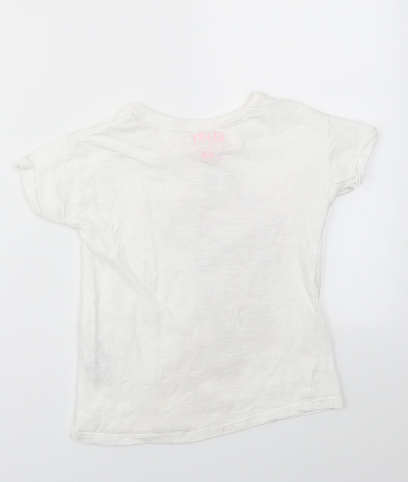 F&F Girls Multicoloured Animal Print  Basic T-Shirt Size 7-8 Years