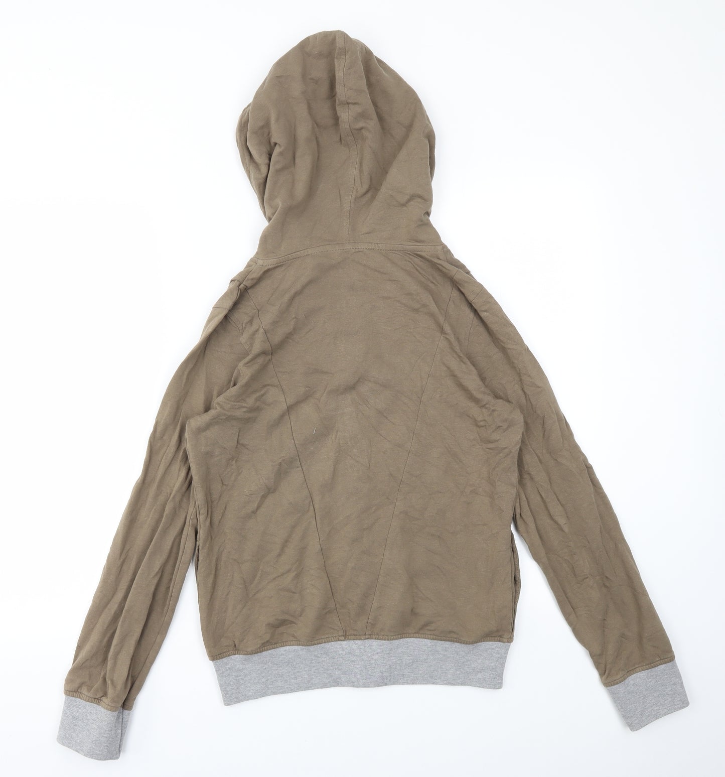 Topshop Womens Brown   Full Zip Jumper Size 10