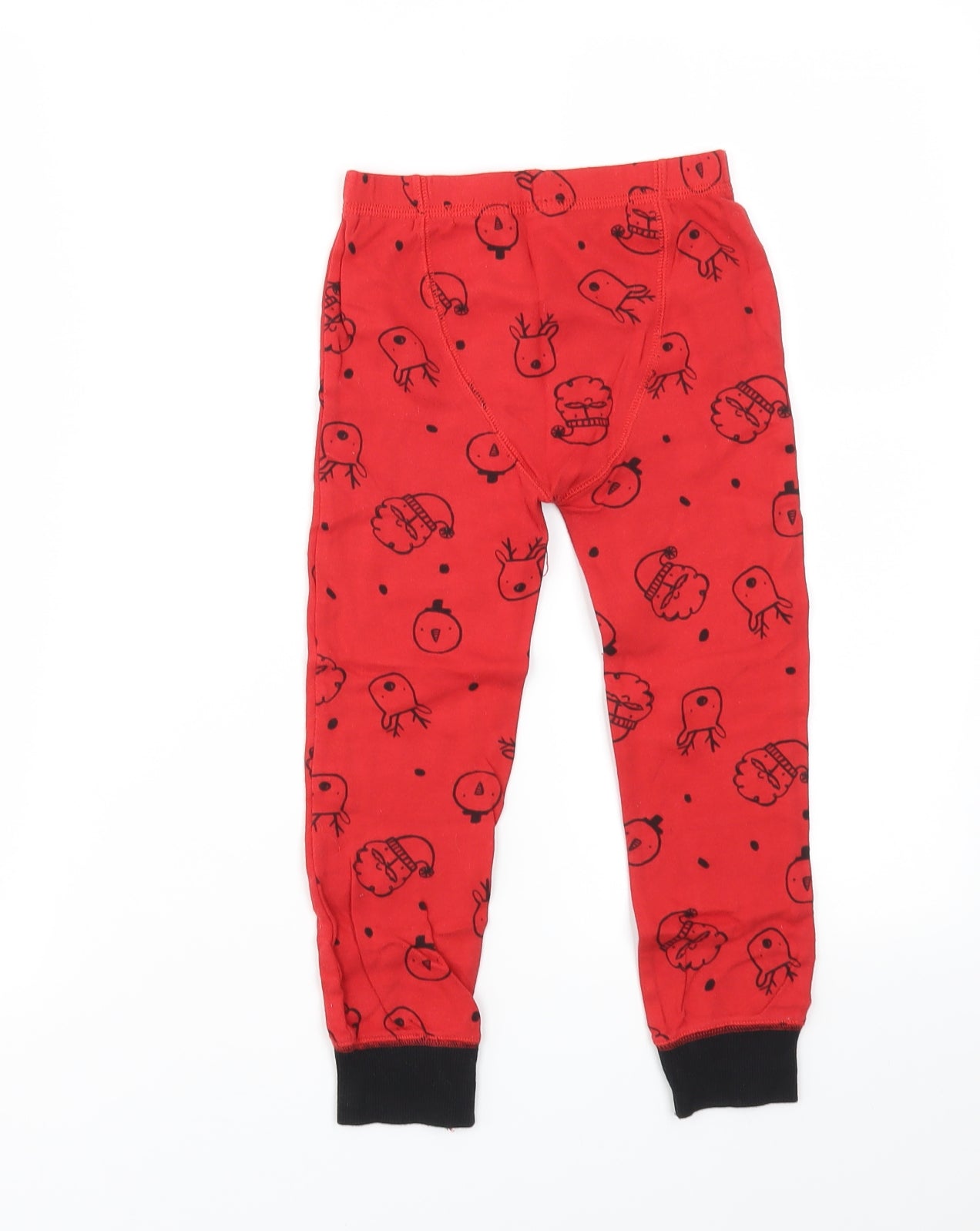NEXT Boys Red Ikat  Jogger Trousers Size 4-5 Years