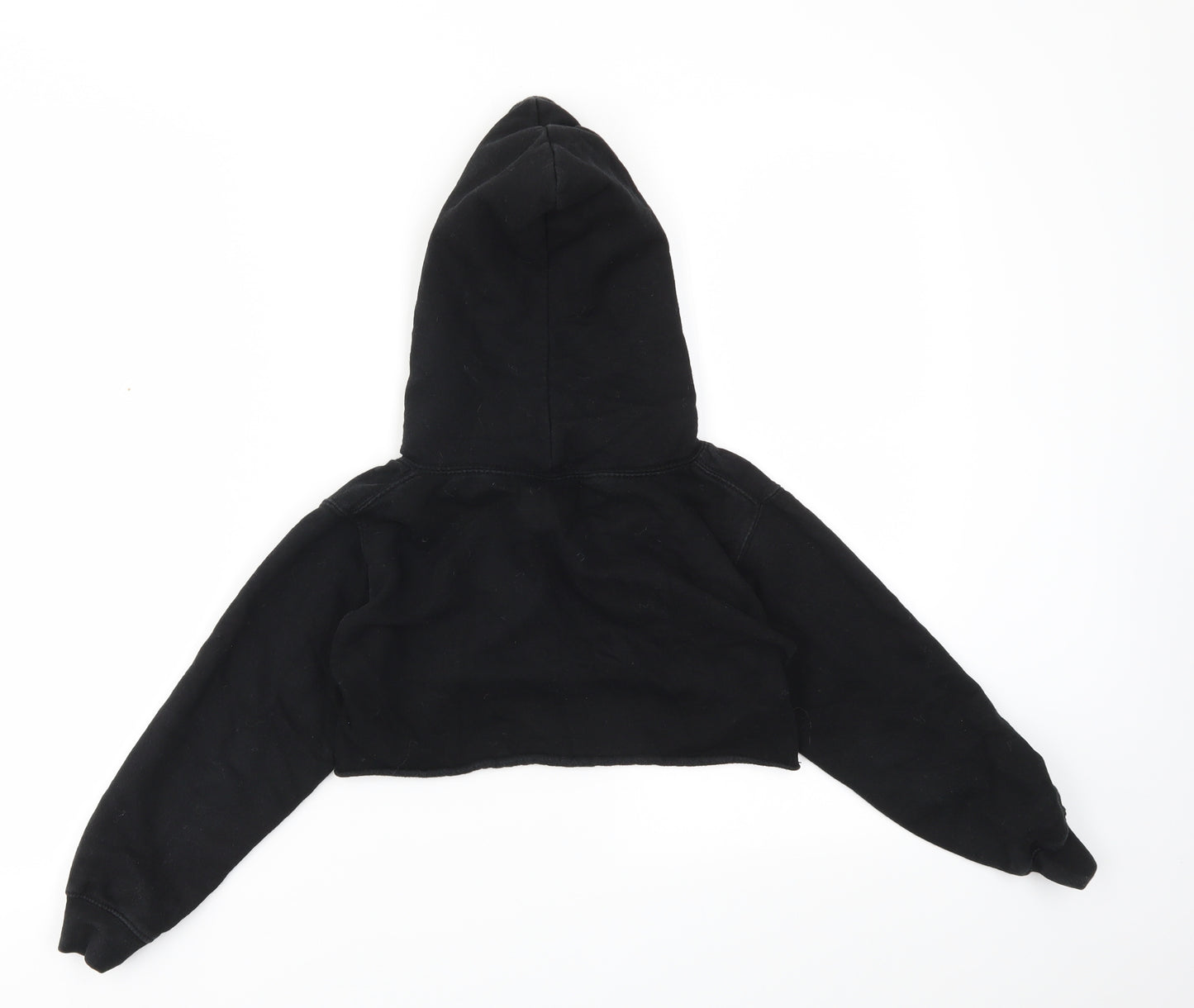 JUSTHOODS Girls Black   Pullover Jumper Size 7-8 Years