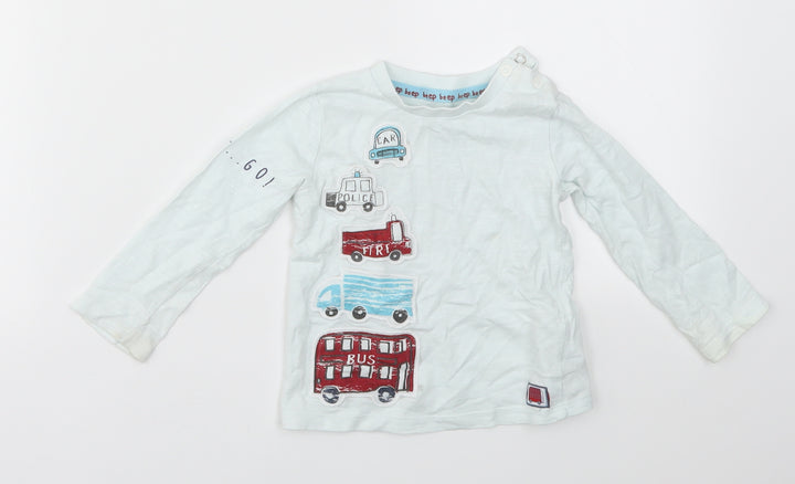 F&F Boys Blue   Basic T-Shirt Size 9-12 Months