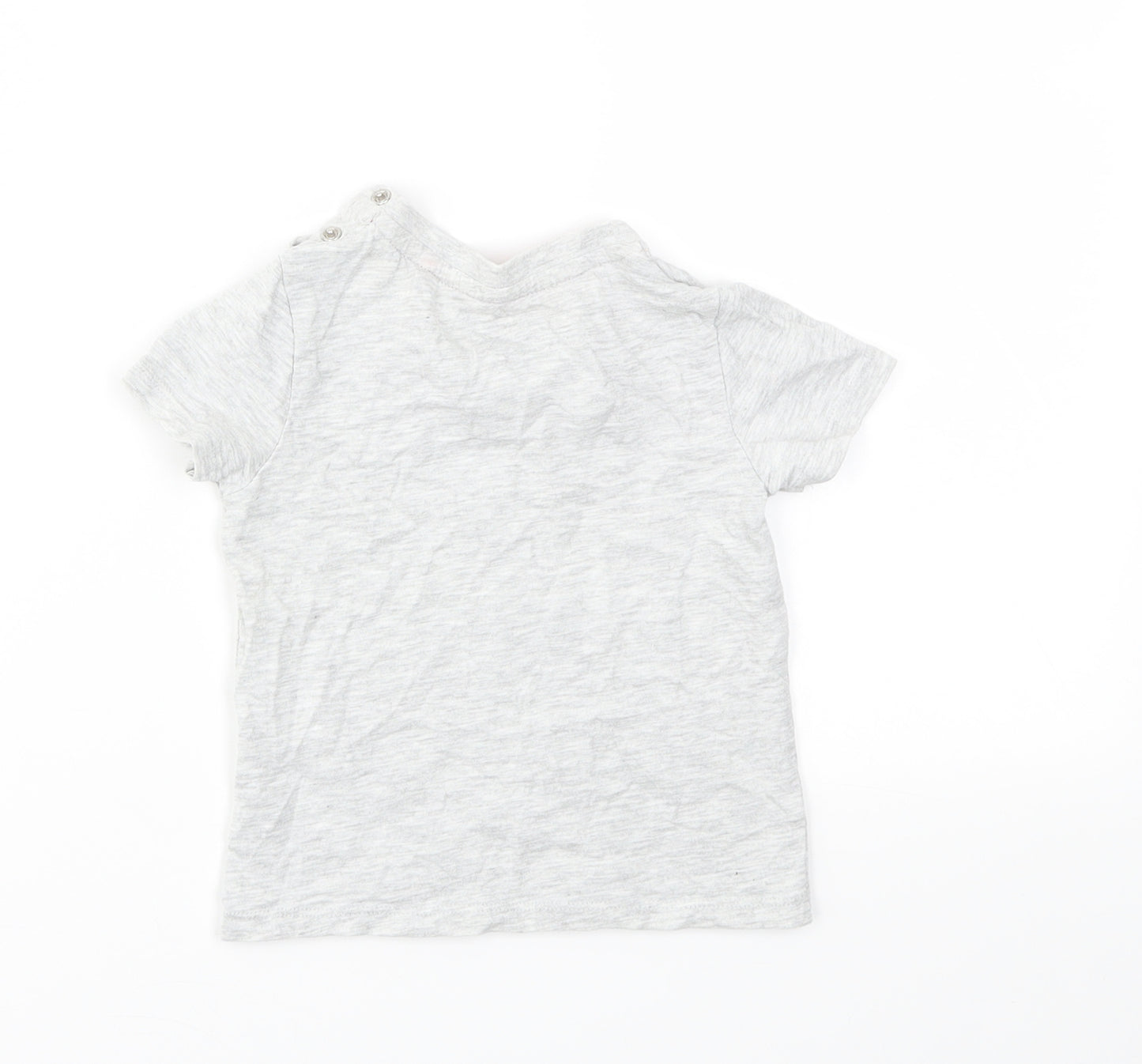 TU Boys Grey   Basic T-Shirt Size 9-12 Months
