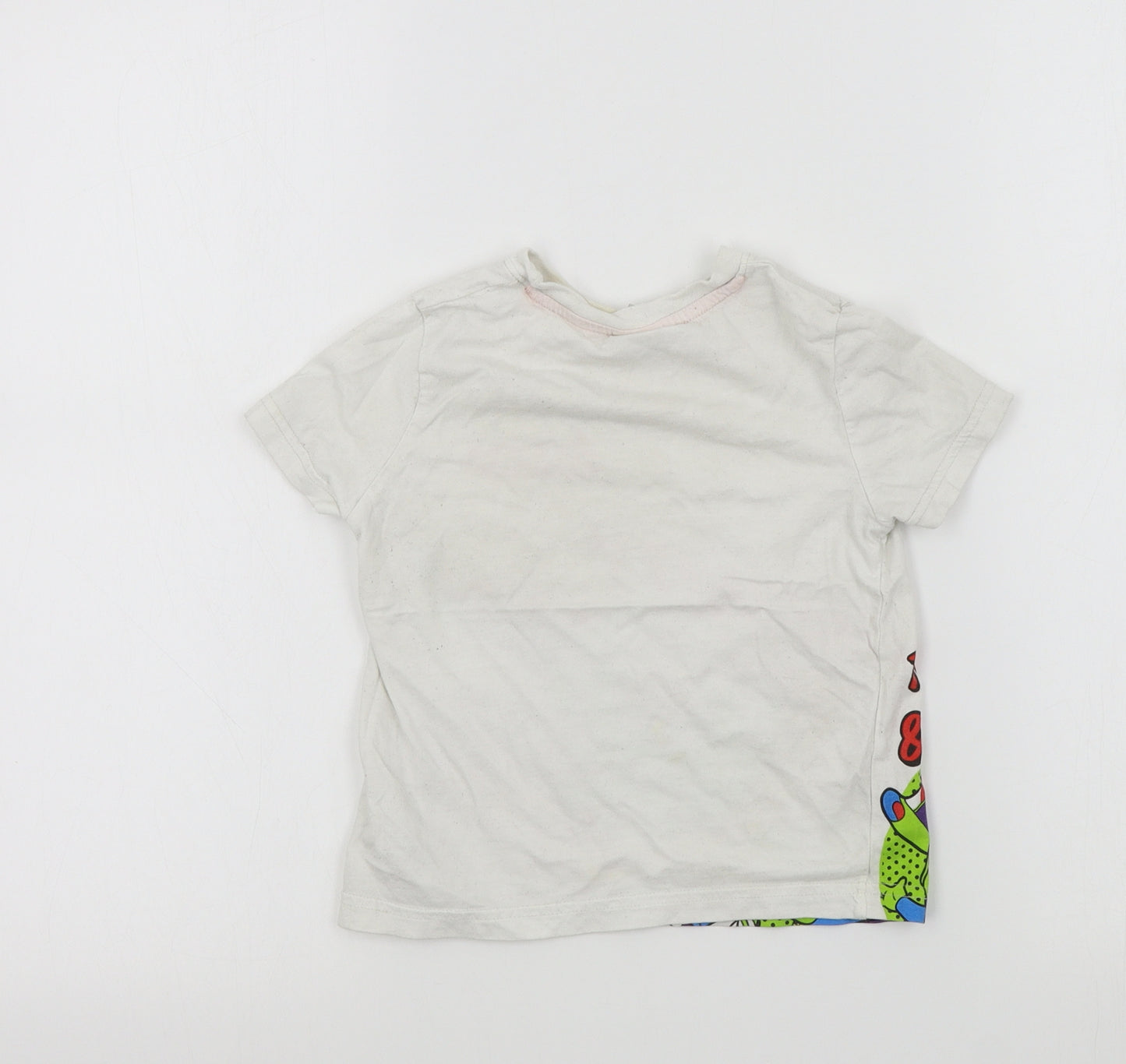 Disney Boys White Colourblock  Basic T-Shirt Size 3-4 Years  - TOY STORY
