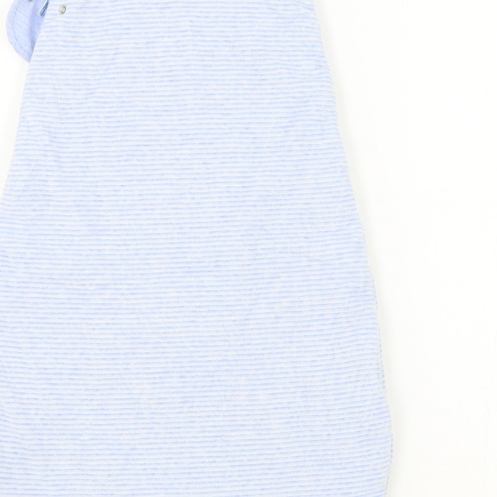 Tiny Tatty Teddy Boys Blue Striped  Babydoll One Piece Size Newborn