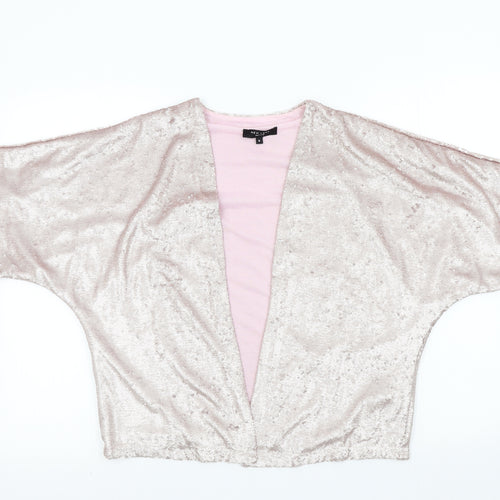New Look Womens Pink   Jacket  Size 6  - sparkle detail