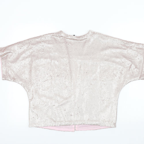 New Look Womens Pink   Jacket  Size 6  - sparkle detail