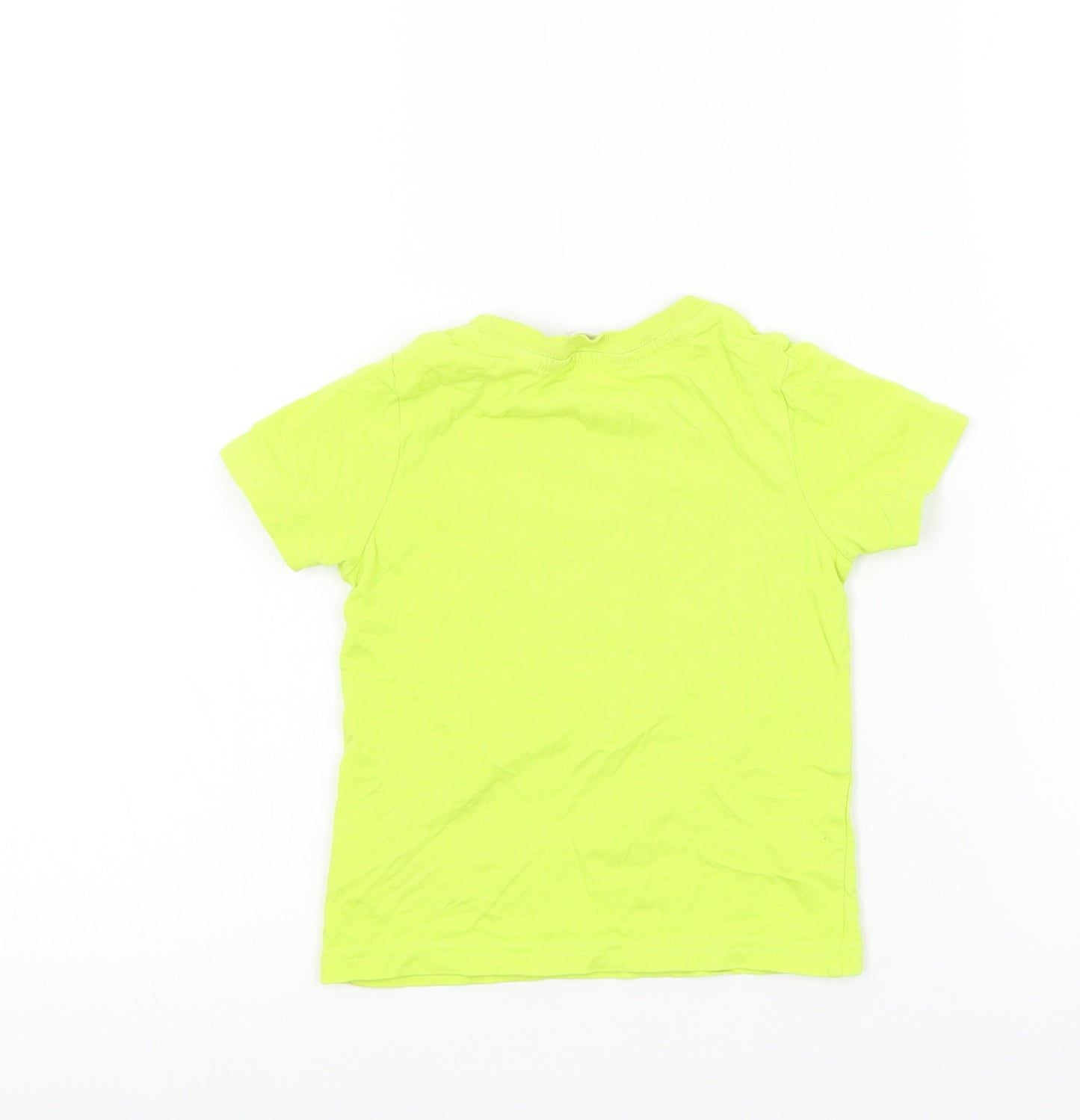 H&M Boys Yellow Colourblock  Basic T-Shirt Size 18-24 Months  - spider man