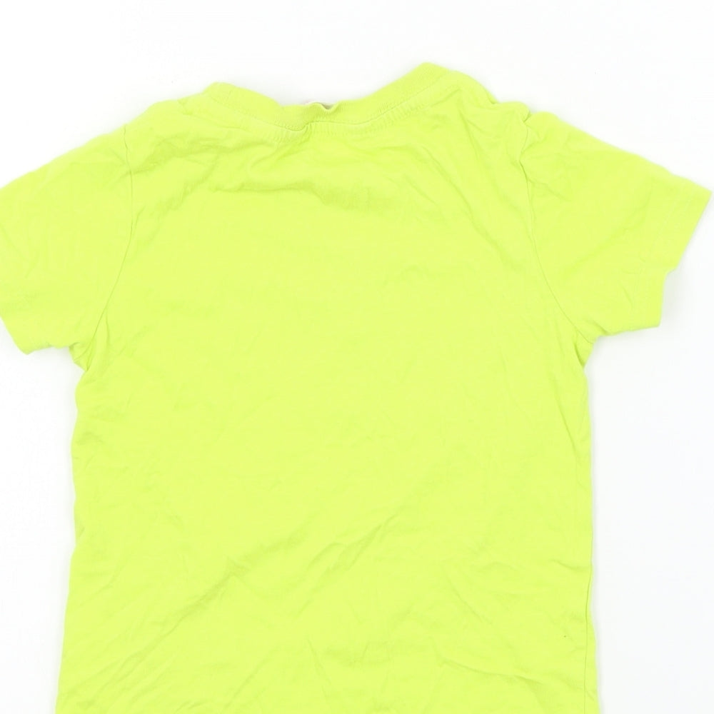 H&M Boys Yellow Colourblock  Basic T-Shirt Size 18-24 Months  - spider man