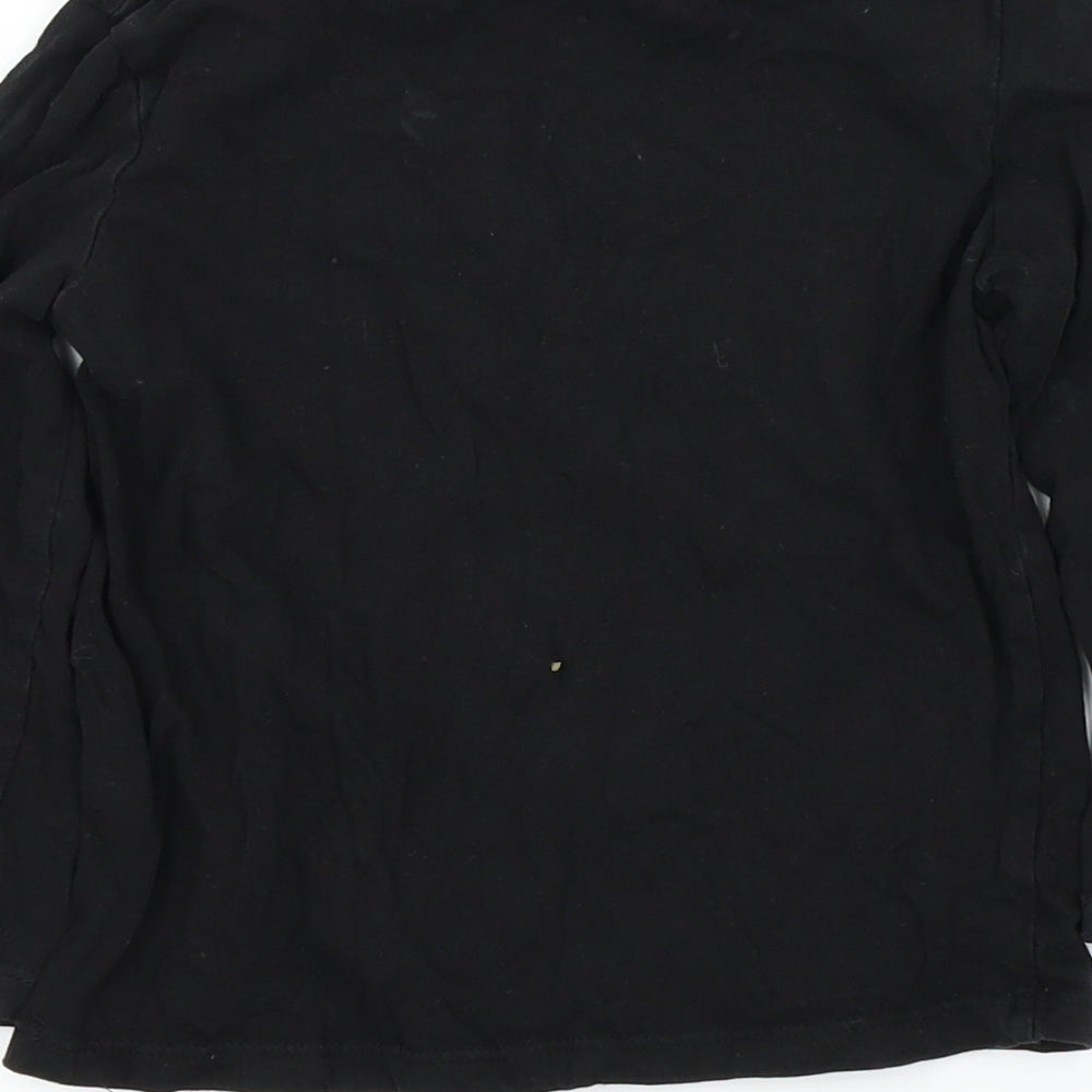 Primark Boys Black Colourblock  Basic T-Shirt Size 2-3 Years