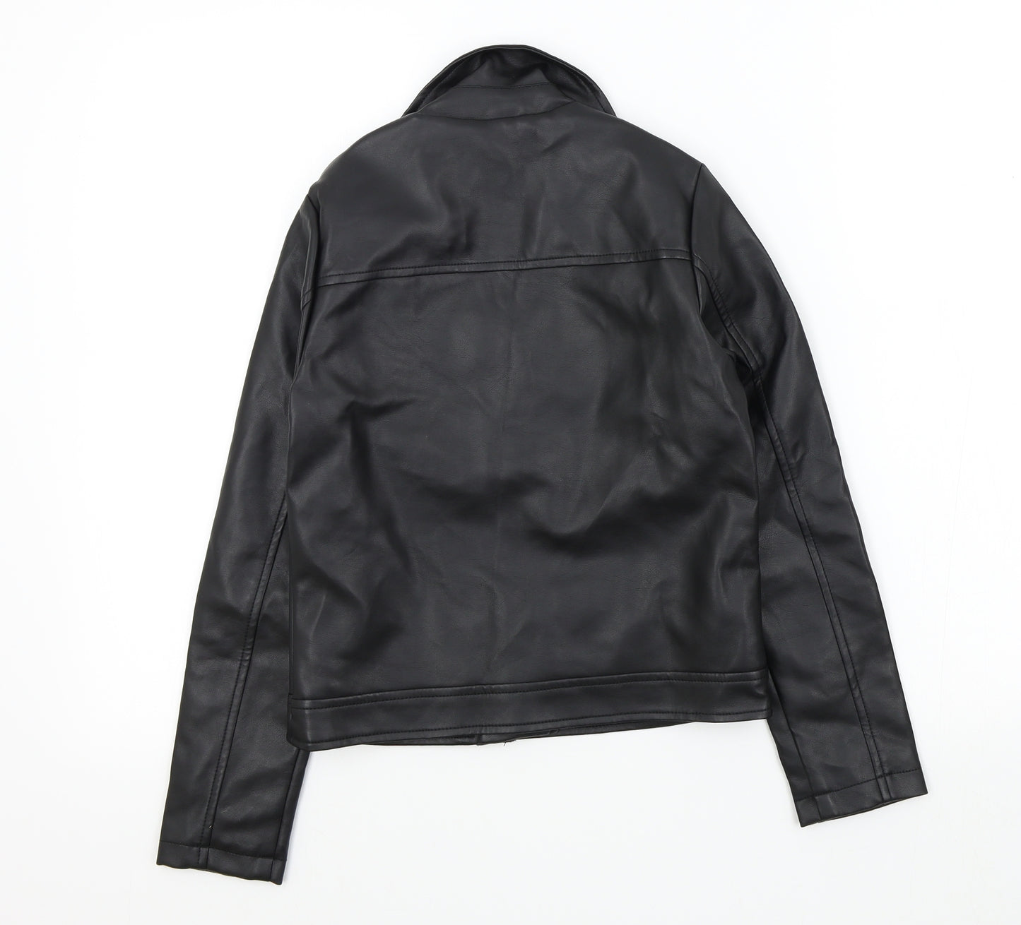 F&F Girls Black Colourblock  Jacket  Size 9-10 Years