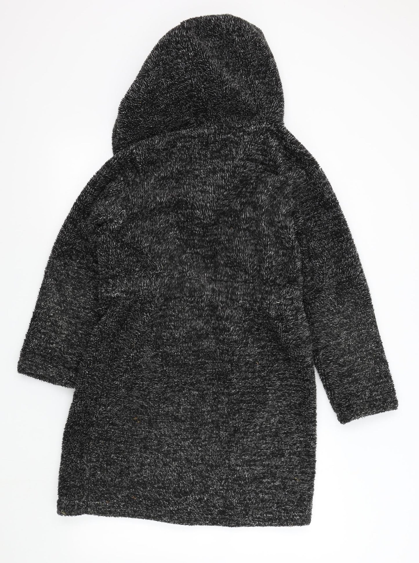 Preworn Boys Black Colourblock   Robe Size 11-12 Years