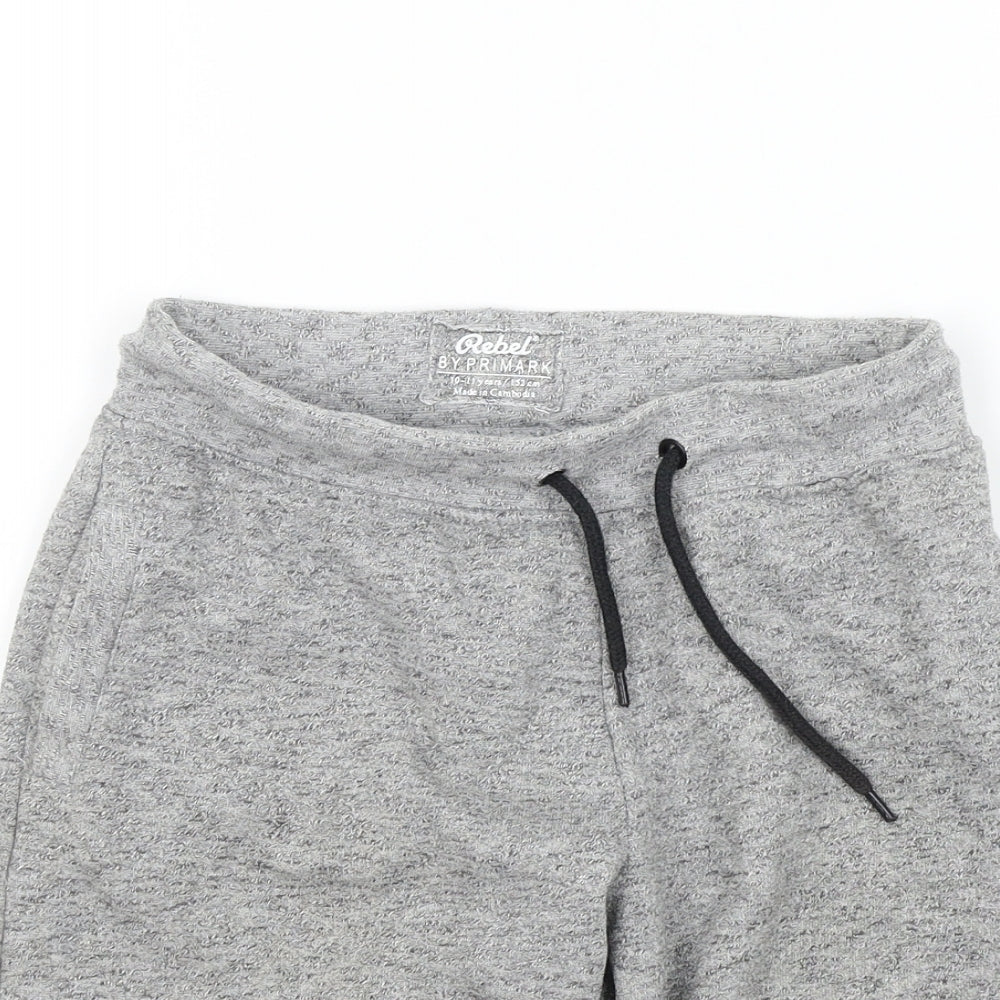 Primark Boys Grey Colourblock  Bermuda Shorts Size 10-11 Years