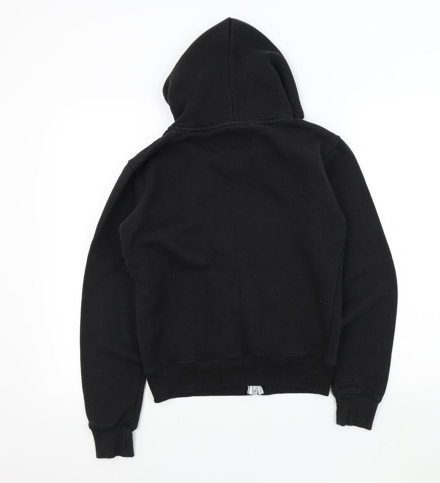 MALAIKA Girls Black Colourblock  Full Zip Jumper Size L