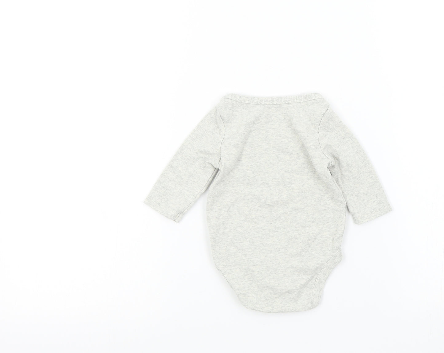 Gap Baby Grey Colourblock  Babygrow One-Piece Size 0-3 Months