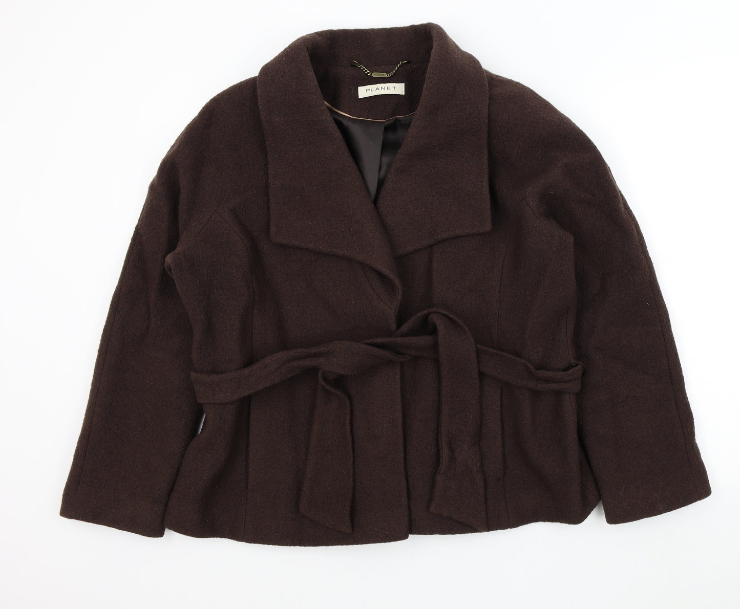 planet Womens Brown   Jacket  Size 16