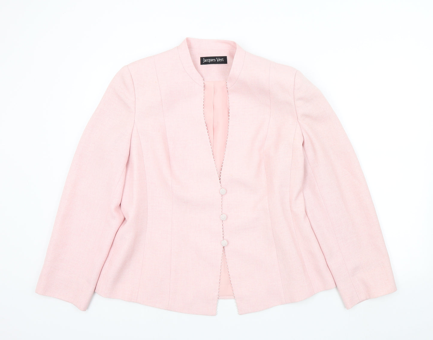 Jacques Vert Womens Pink Colourblock  Jacket Blazer Size 18