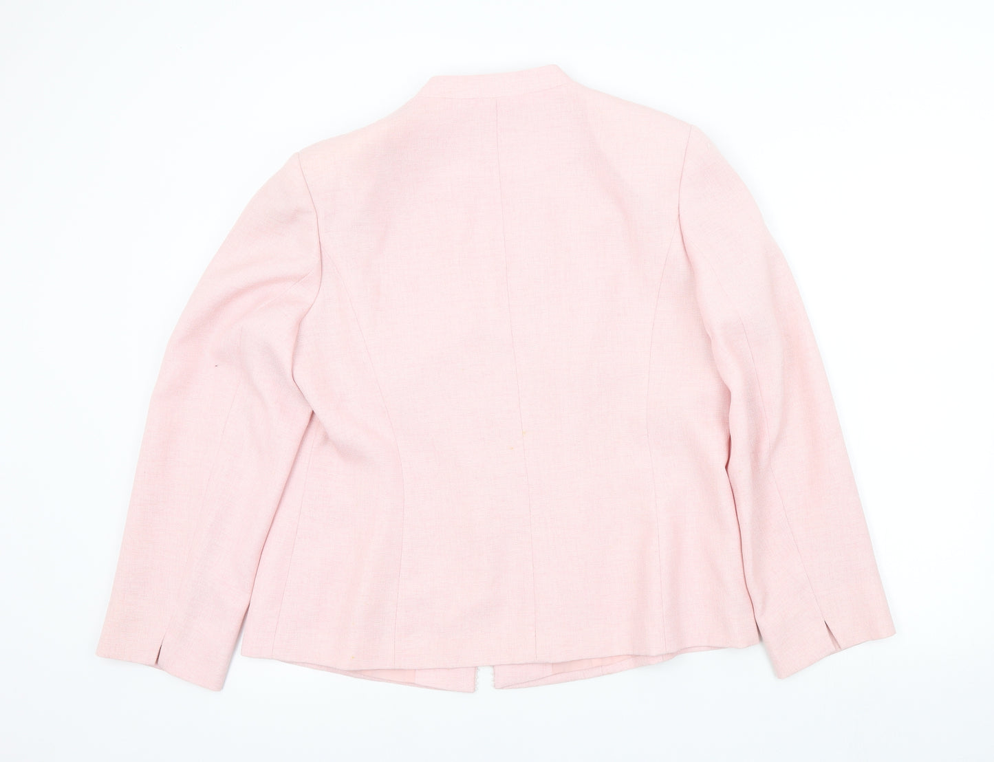 Jacques Vert Womens Pink Colourblock  Jacket Blazer Size 18