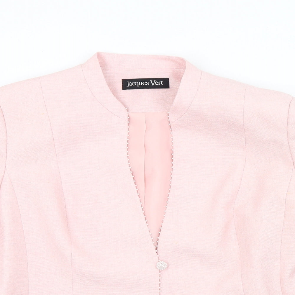 Jacques Vert Womens Pink Colourblock  Jacket Blazer Size 18