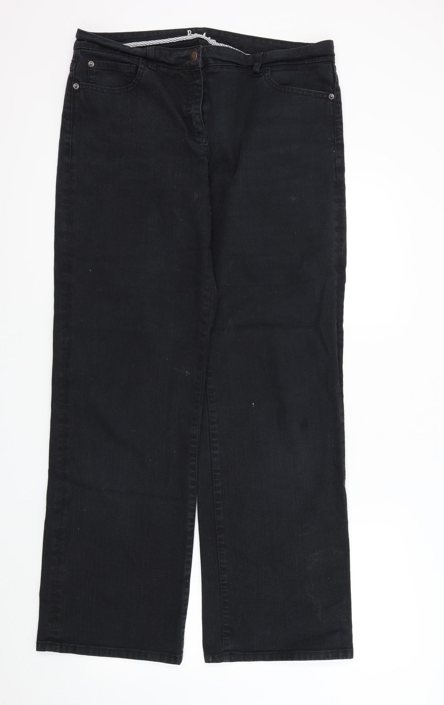 Boden Mens Black   Straight Jeans Size 36 L31 in