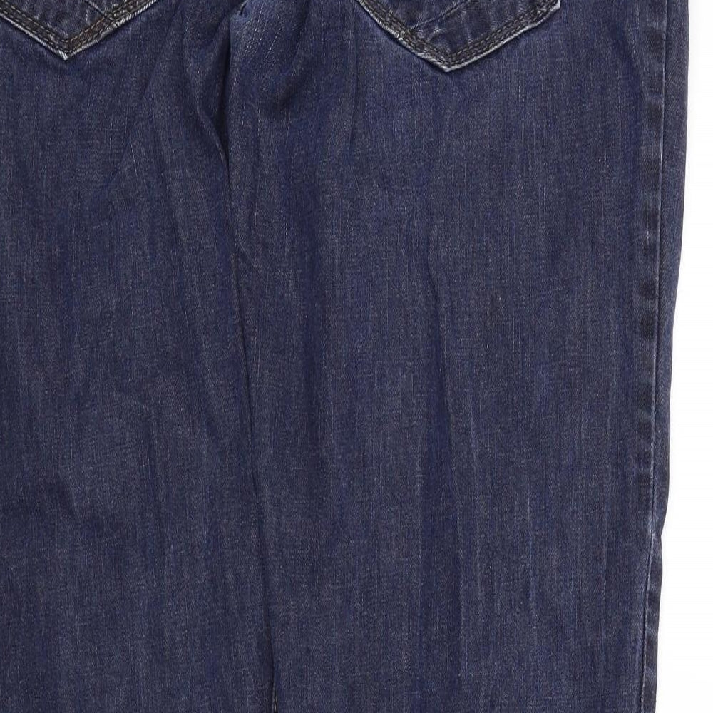 M&S Mens Blue   Straight Jeans Size 38 L29 in