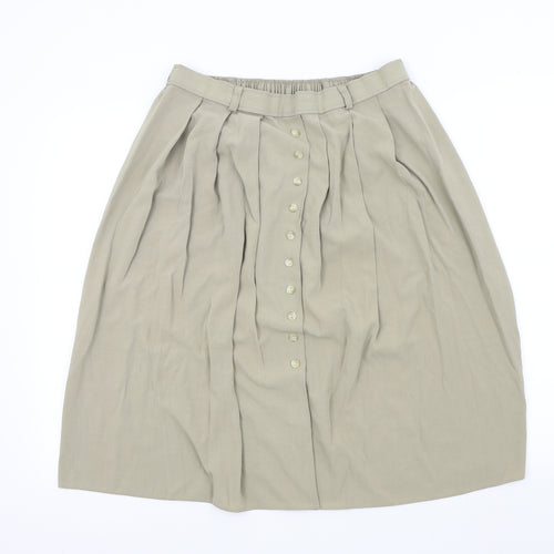 C&S Womens Brown   Flare Skirt Size 16
