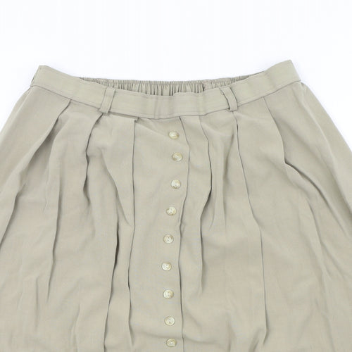 C&S Womens Brown   Flare Skirt Size 16