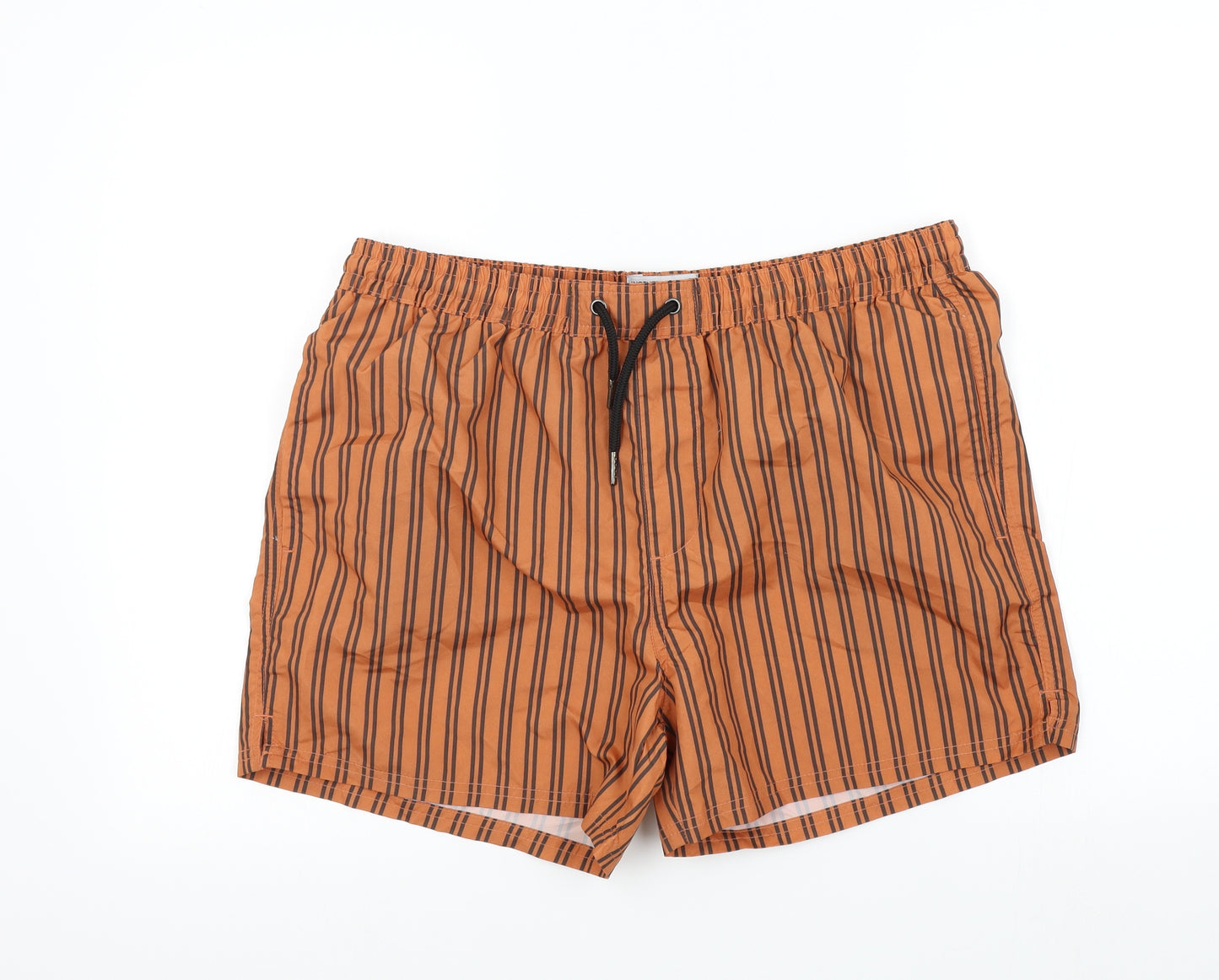 Another Influence Mens Brown Striped  Bermuda Shorts Size XL