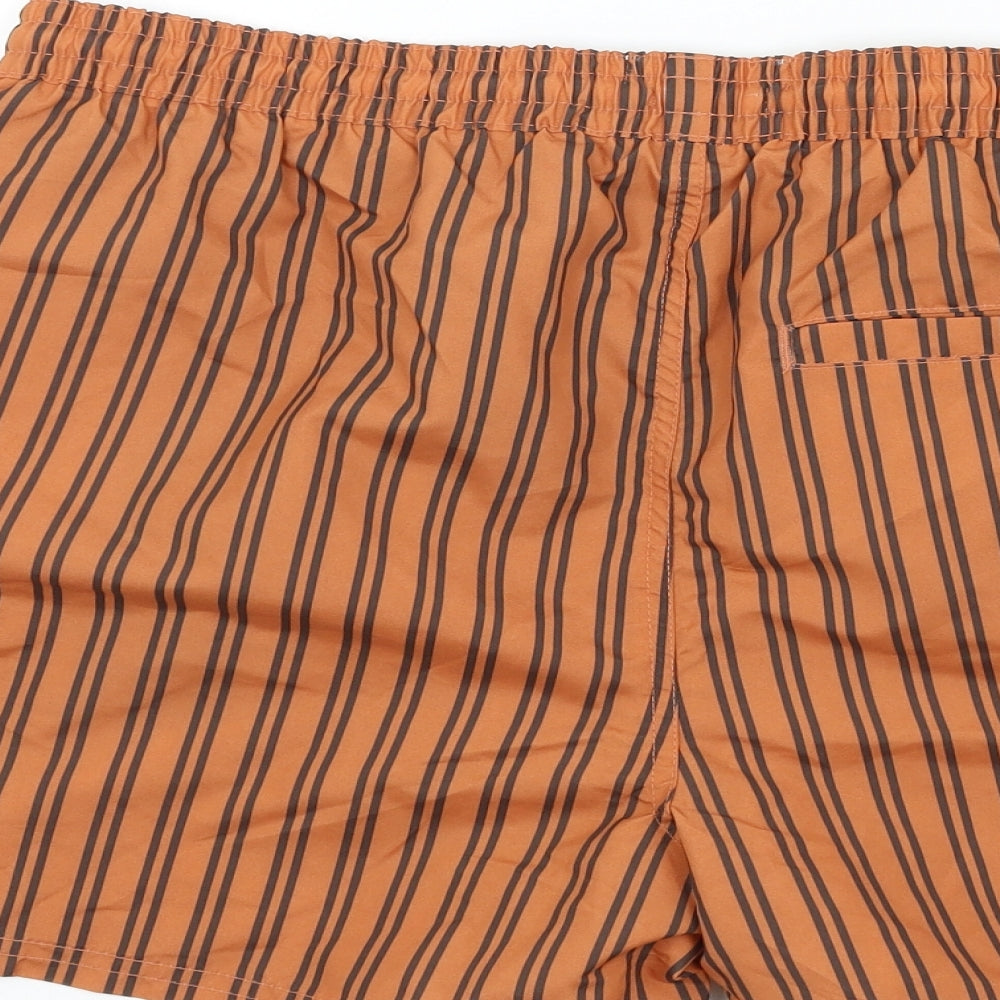 Another Influence Mens Brown Striped  Bermuda Shorts Size XL