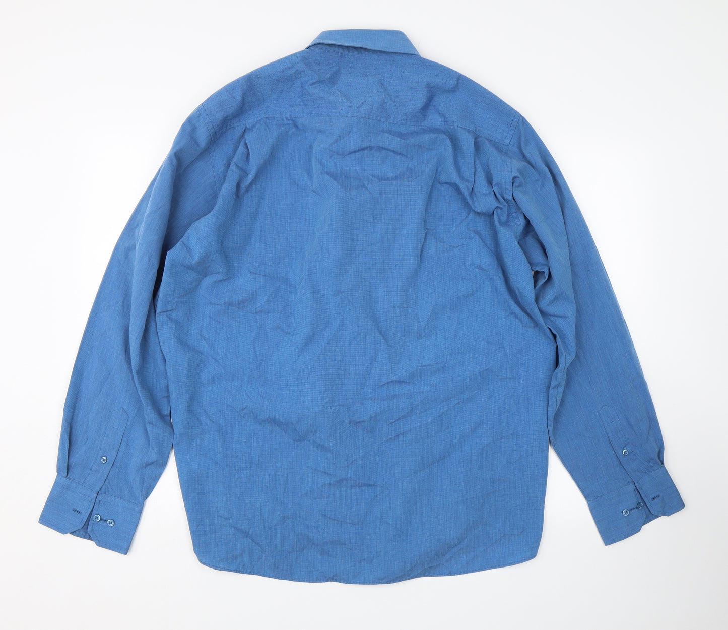 Burton Mens Blue    Dress Shirt Size 16.5