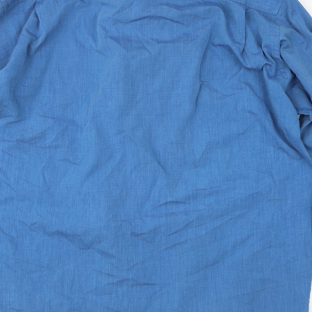 Burton Mens Blue    Dress Shirt Size 16.5
