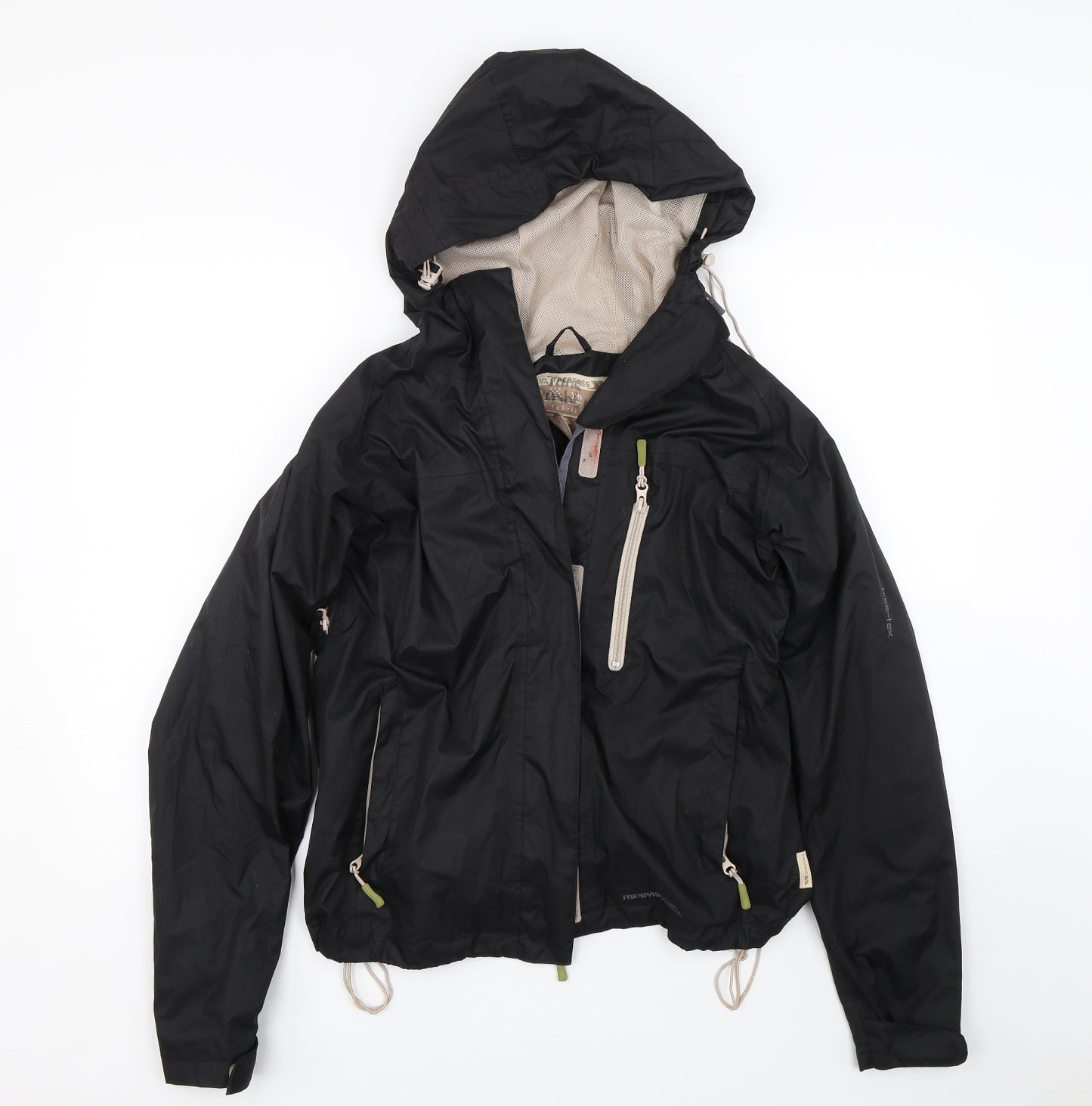 Trespass Womens Black   Rain Coat Coat Size S