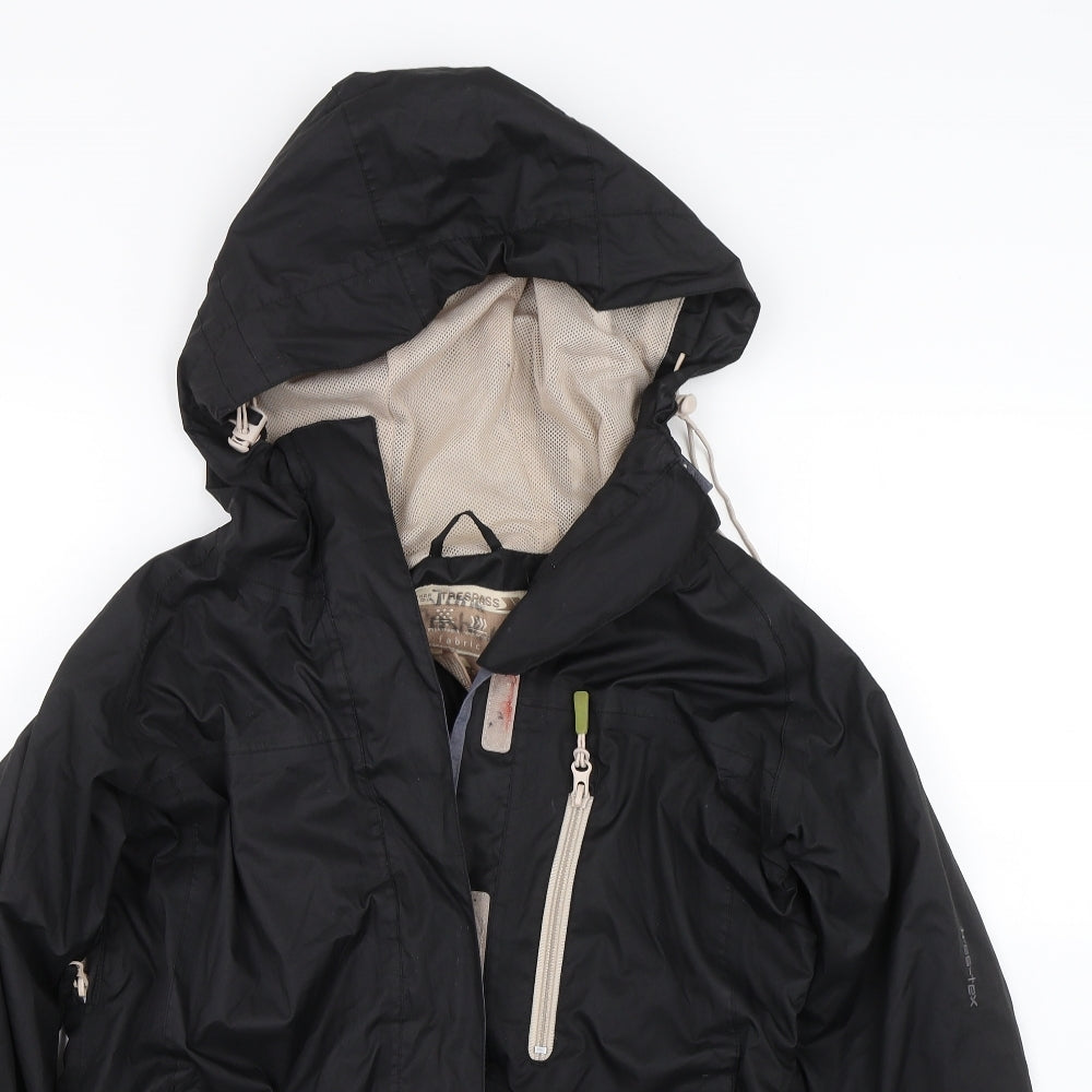 Trespass Womens Black   Rain Coat Coat Size S