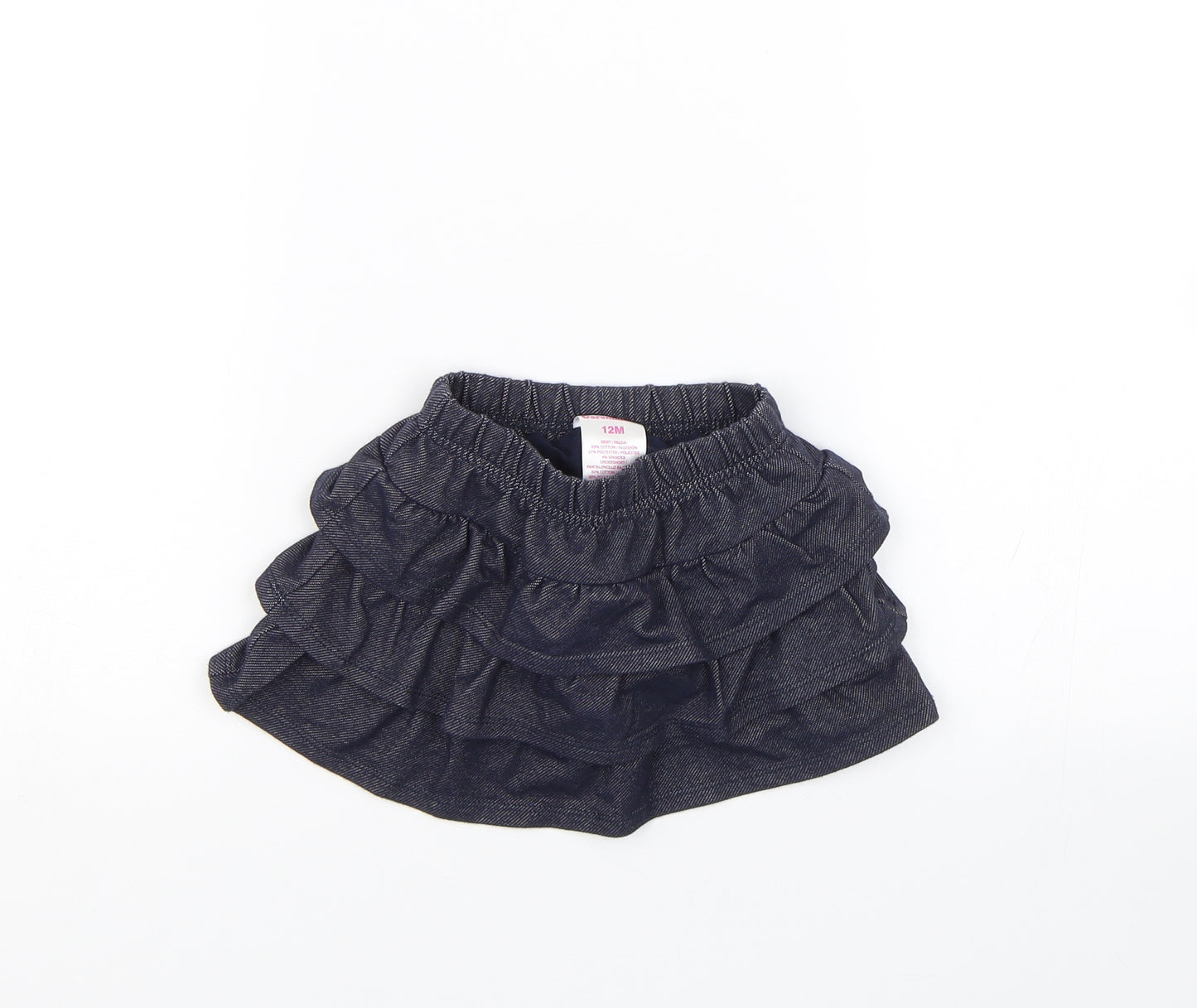 Garnanimals Girls Blue   Flare Skirt Size 12 Months