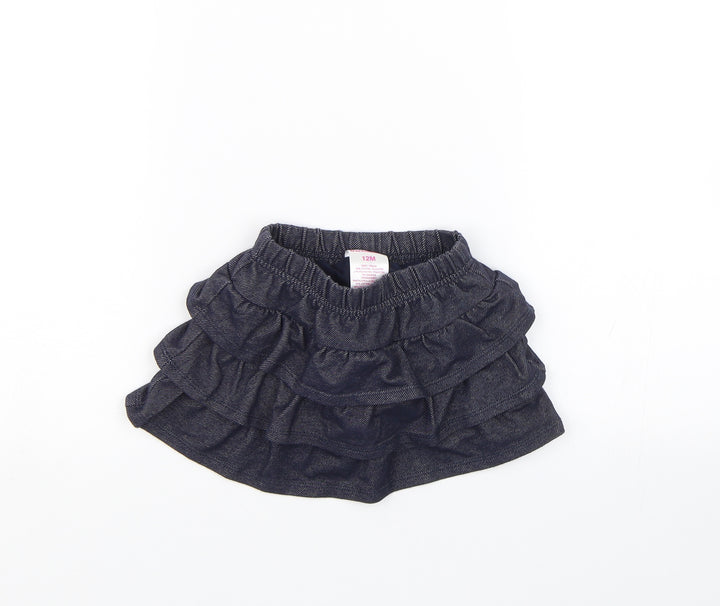 Garnanimals Girls Blue Flare Skirt Size 12 Months
