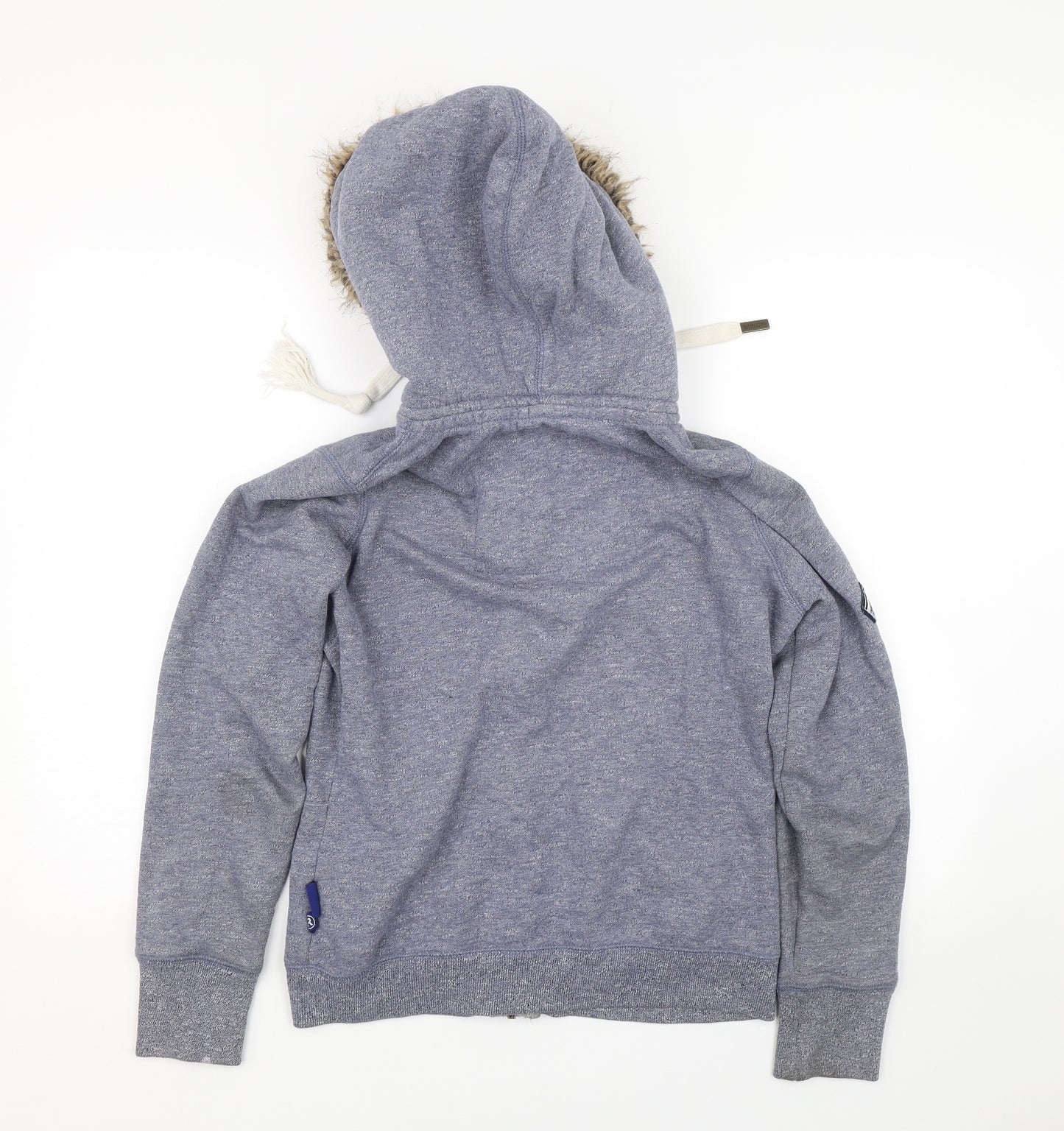Superdry Womens Blue   Full Zip Hoodie Size M