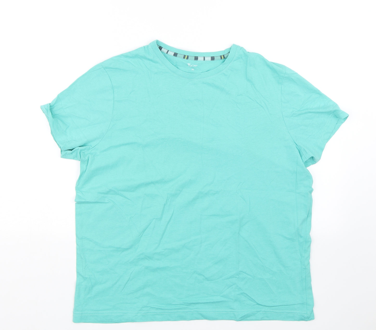 TU Mens Green    T-Shirt Size M