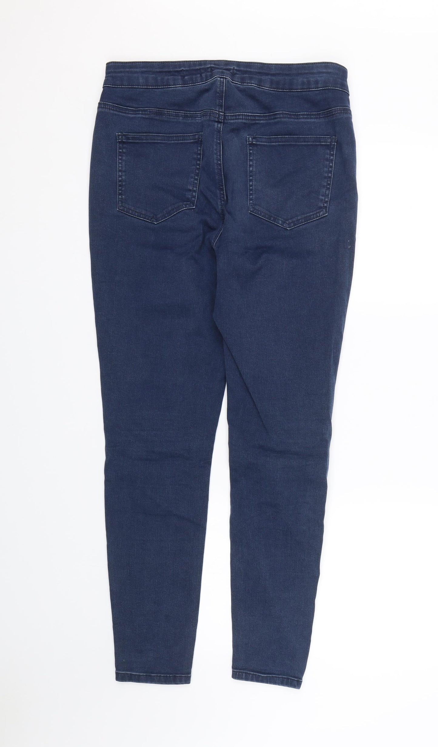 TU Womens Blue  Denim Jegging Jeans Size 14 L25 in