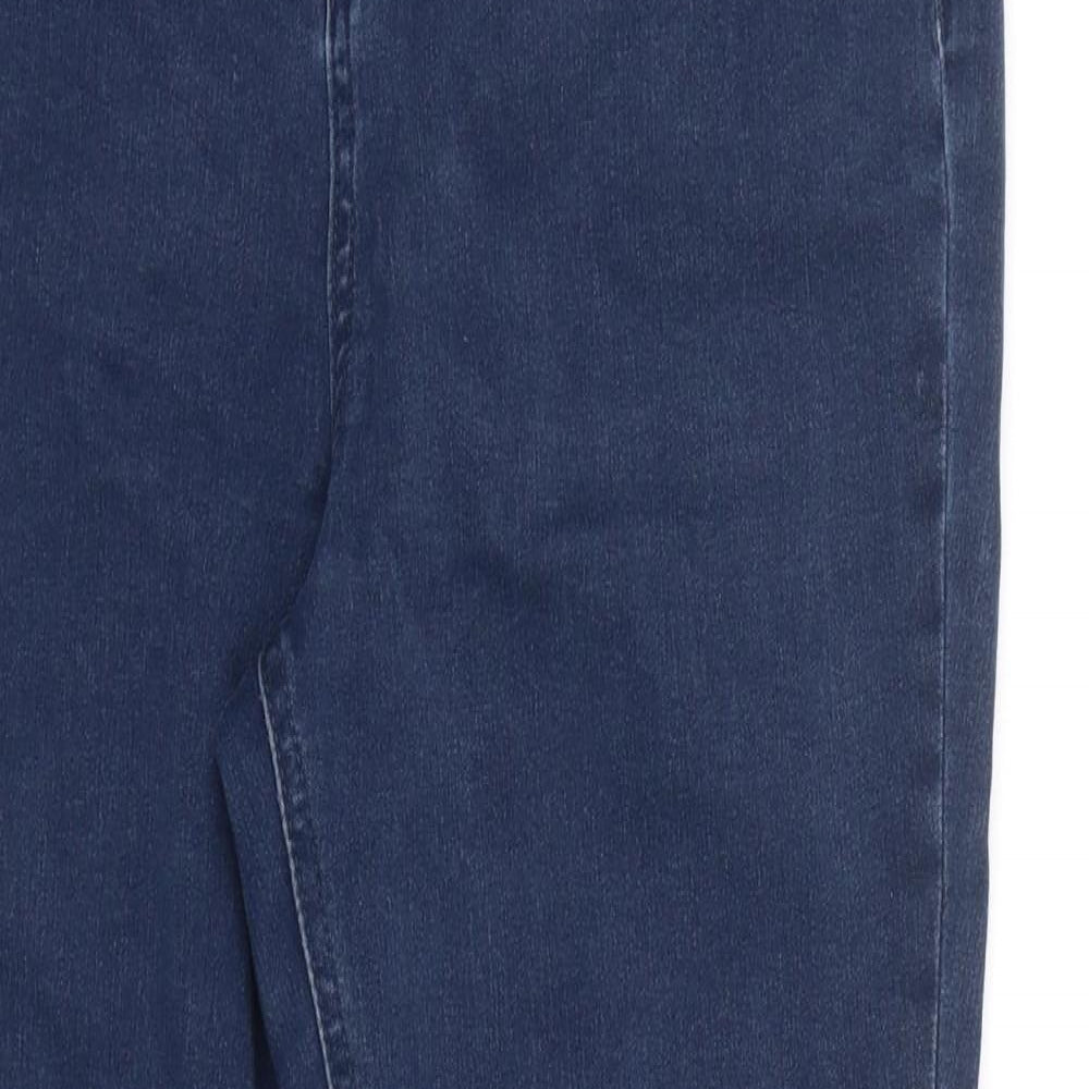 TU Womens Blue  Denim Jegging Jeans Size 14 L25 in