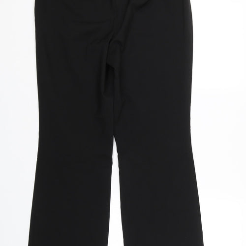 Papaya Womens Black   Trousers  Size 10 L27 in