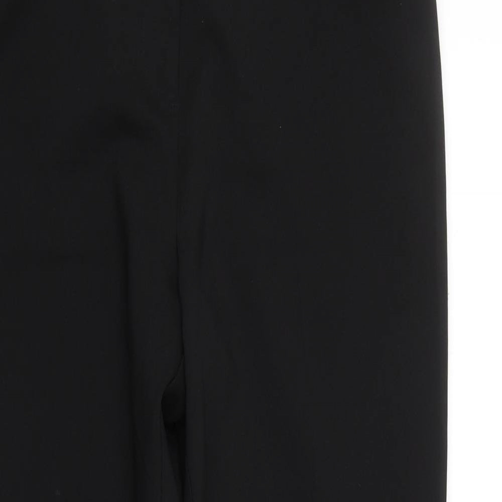Papaya Womens Black   Trousers  Size 10 L27 in