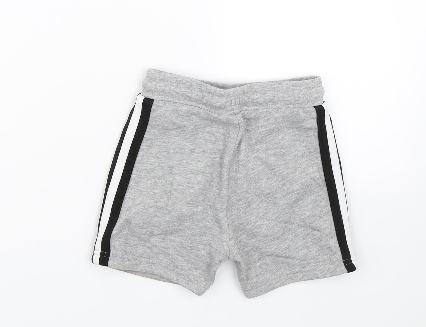Nutmeg Boys Grey Striped  Sweat Shorts Size 2-3 Years