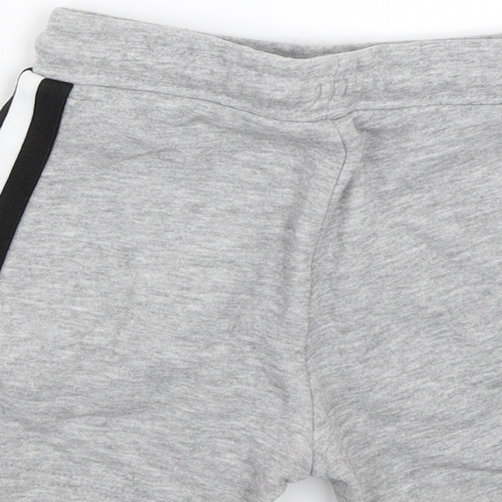 Nutmeg Boys Grey Striped  Sweat Shorts Size 2-3 Years
