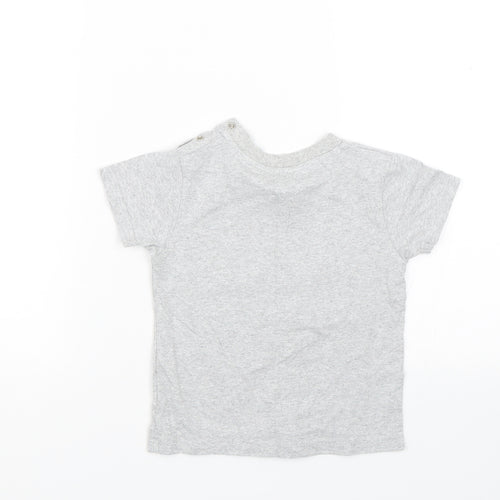Nutmeg Boys Grey   Basic T-Shirt Size 2-3 Years