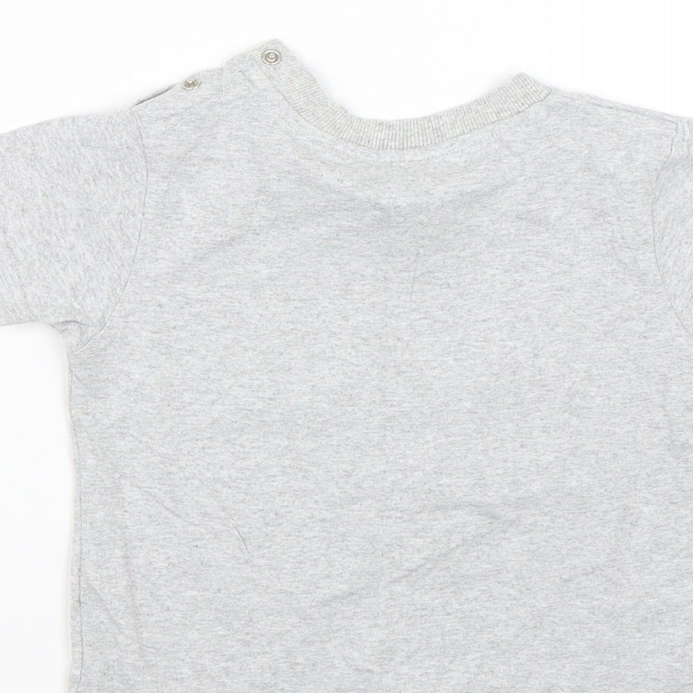 Nutmeg Boys Grey   Basic T-Shirt Size 2-3 Years