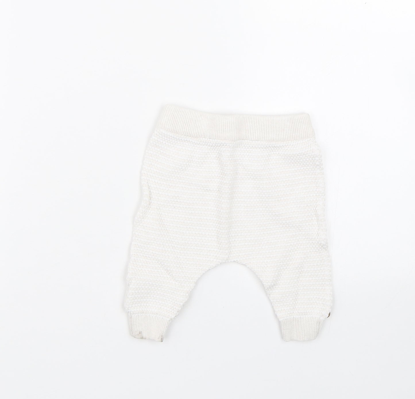 Mothercare Baby White   Sweatpants Trousers Size 0-3 Months