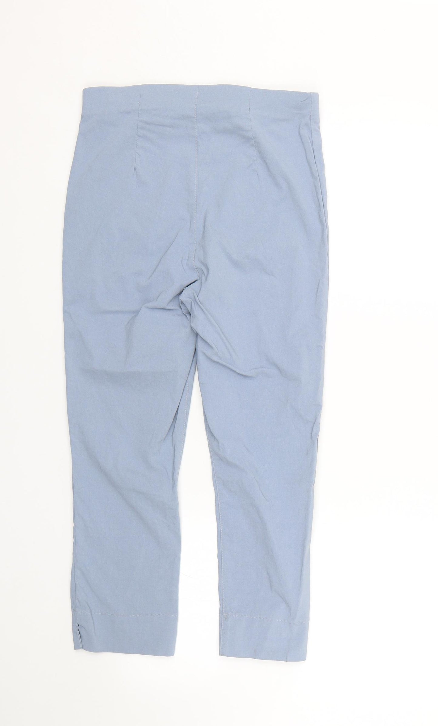 Roman Womens Blue   Cropped Trousers Size 10 L20 in